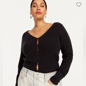 J Crew featherweight cashmere cardigan